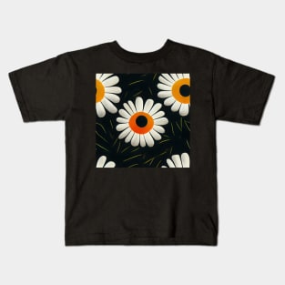 Daisy Pattern Kids T-Shirt